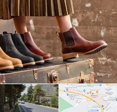 کفش چرم زنانه در مهرویلا کرج 