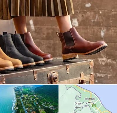 کفش چرم زنانه در رامسر