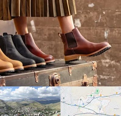 کفش چرم زنانه در رودهن