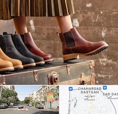 کفش چرم زنانه در چهارصد دستگاه 