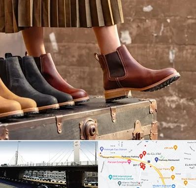 کفش چرم زنانه در پارک وی 