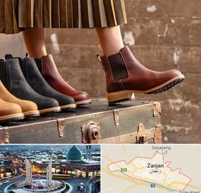 کفش چرم زنانه در زنجان