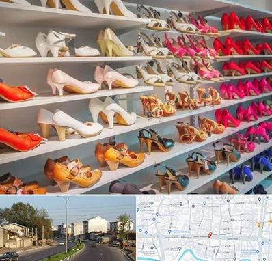 عمده فروشی کفش زنانه در ضیابری رشت 