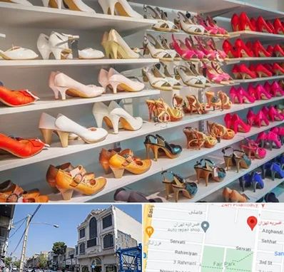 عمده فروشی کفش زنانه در افسریه 
