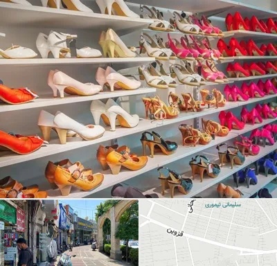 عمده فروشی کفش زنانه در خیابان قزوین