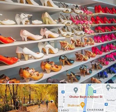 عمده فروشی کفش زنانه در چهارباغ اصفهان 