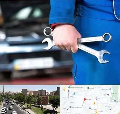 تعمیرگاه خودرو در شهرک آزمایش