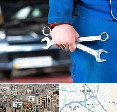 تعمیرگاه خودرو در جنوب شرق تهران