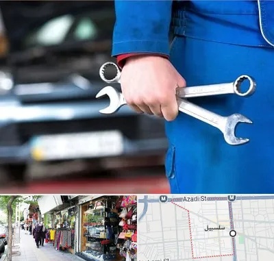 تعمیرگاه خودرو در سلسبیل