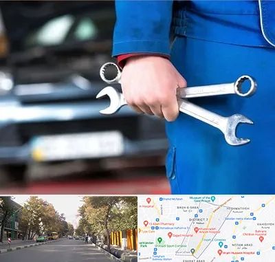 تعمیرگاه خودرو در شریعتی