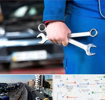 تعمیرگاه خودرو در پیروزی