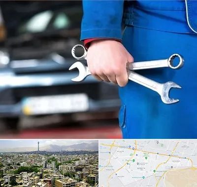 تعمیرگاه خودرو در منطقه 8 تهران