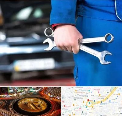 تعمیرگاه خودرو در میدان ولیعصر