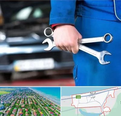 تعمیرگاه خودرو در نور