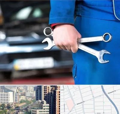 تعمیرگاه خودرو در خیابان بهشتی
