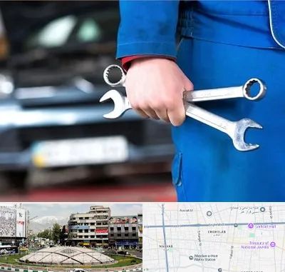 تعمیرگاه خودرو در مرکز تهران