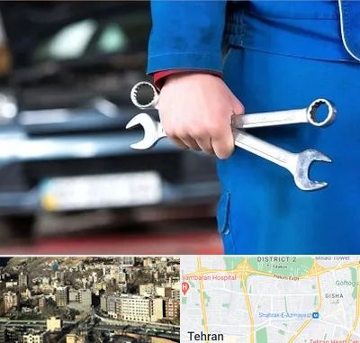 تعمیرگاه خودرو در مرزداران