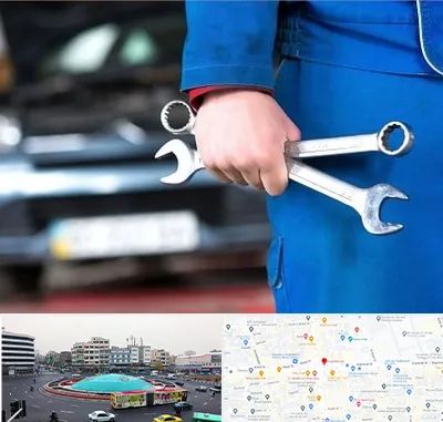 تعمیرگاه خودرو در میدان انقلاب