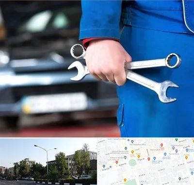 تعمیرگاه خودرو در میدان کاج