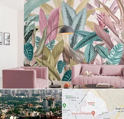 کاغذ دیواری ارزان در عظیمیه کرج 