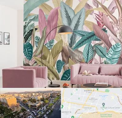 کاغذ دیواری ارزان در تهرانپارس 