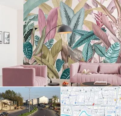 کاغذ دیواری ارزان در ضیابری رشت 