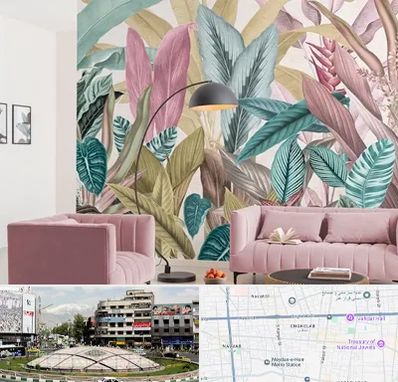 کاغذ دیواری ارزان در مرکز تهران