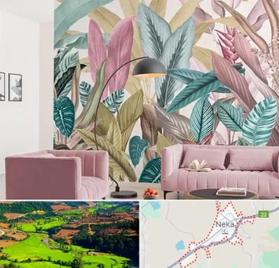 کاغذ دیواری ارزان در نکا