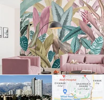 کاغذ دیواری ارزان در شهرک غرب 