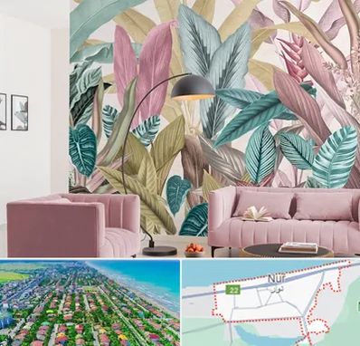 کاغذ دیواری ارزان در نور