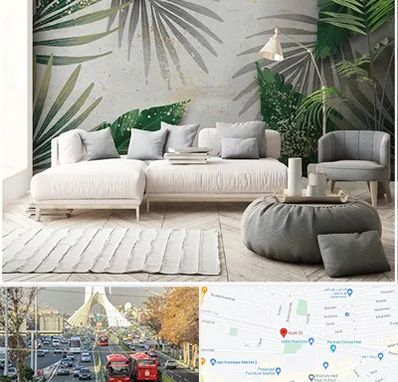 وارد کننده کاغذ دیواری در خیابان آزادی 