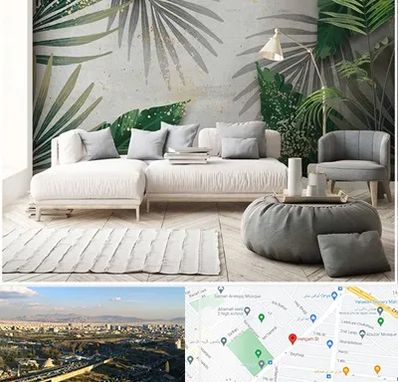 وارد کننده کاغذ دیواری در هنگام 