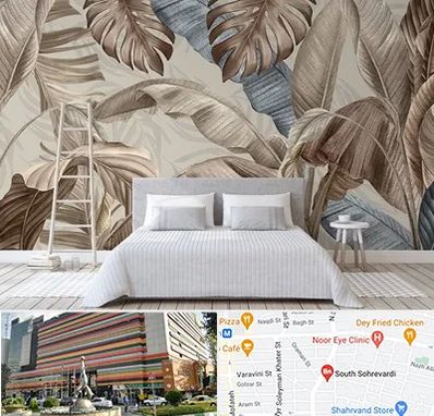 فروش عمده کاغذ دیواری در سهروردی 