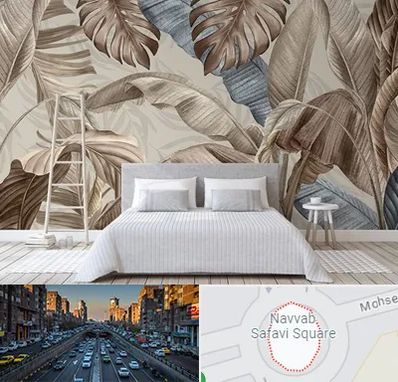 فروش عمده کاغذ دیواری در نواب 