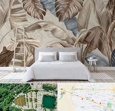 فروش عمده کاغذ دیواری در وکیل آباد مشهد 