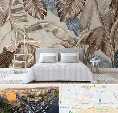 فروش عمده کاغذ دیواری در تهرانپارس 