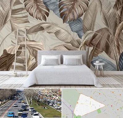 فروش عمده کاغذ دیواری در احمدآباد مشهد 