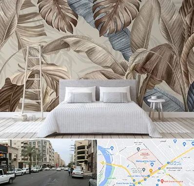 فروش عمده کاغذ دیواری در زیتون کارمندی اهواز 