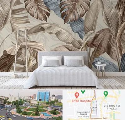 فروش عمده کاغذ دیواری در ونک 