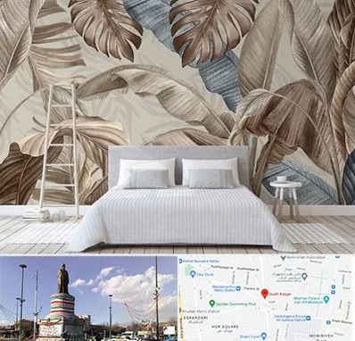 فروش عمده کاغذ دیواری در کارگر جنوبی 