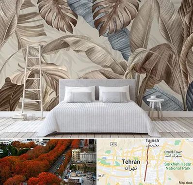 فروش عمده کاغذ دیواری در ولیعصر 