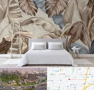 فروش عمده کاغذ دیواری در آیت الله کاشانی 