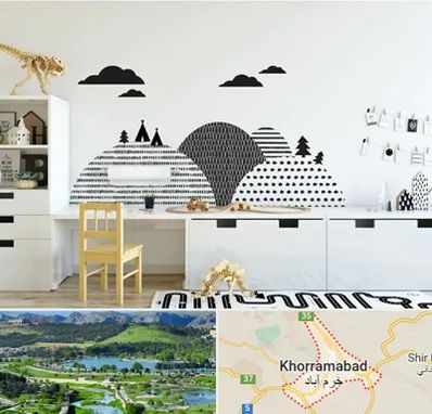 فروش برچسب دیواری در خرم آباد