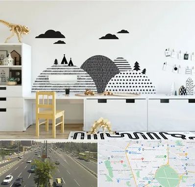 فروش برچسب دیواری در منطقه 17 تهران 