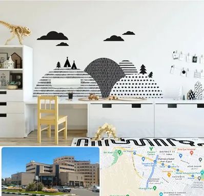 فروش برچسب دیواری در صیاد شیرازی مشهد 