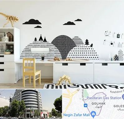 فروش برچسب دیواری در قلهک 