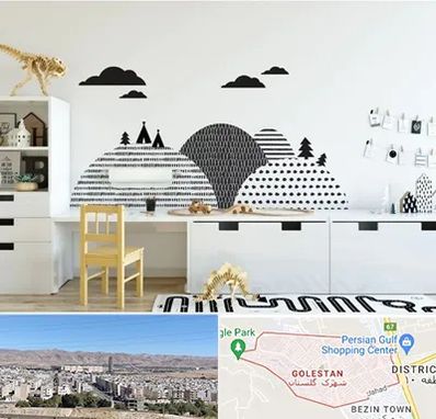 فروش برچسب دیواری در شهرک گلستان شیراز 