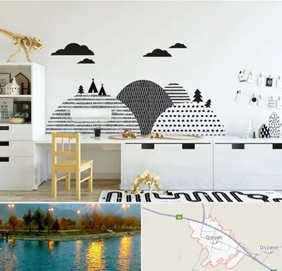 فروش برچسب دیواری در قروه