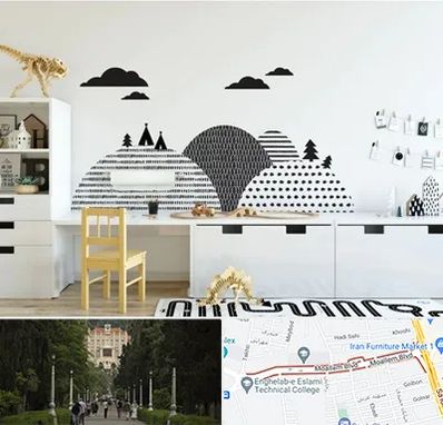 فروش برچسب دیواری در بلوار معلم رشت 