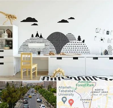 فروش برچسب دیواری در شهران 